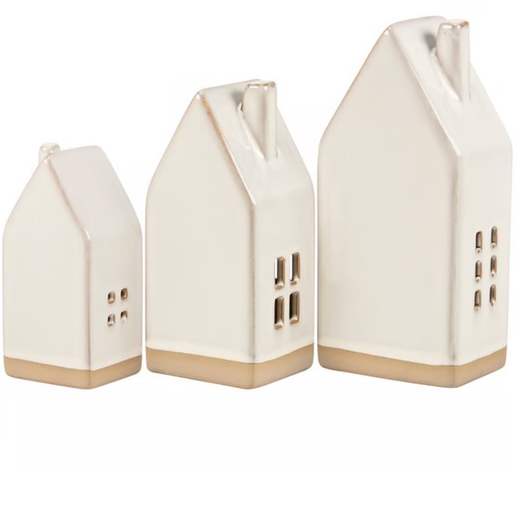 Lighted House Figurine Set - Picture 3 of 5